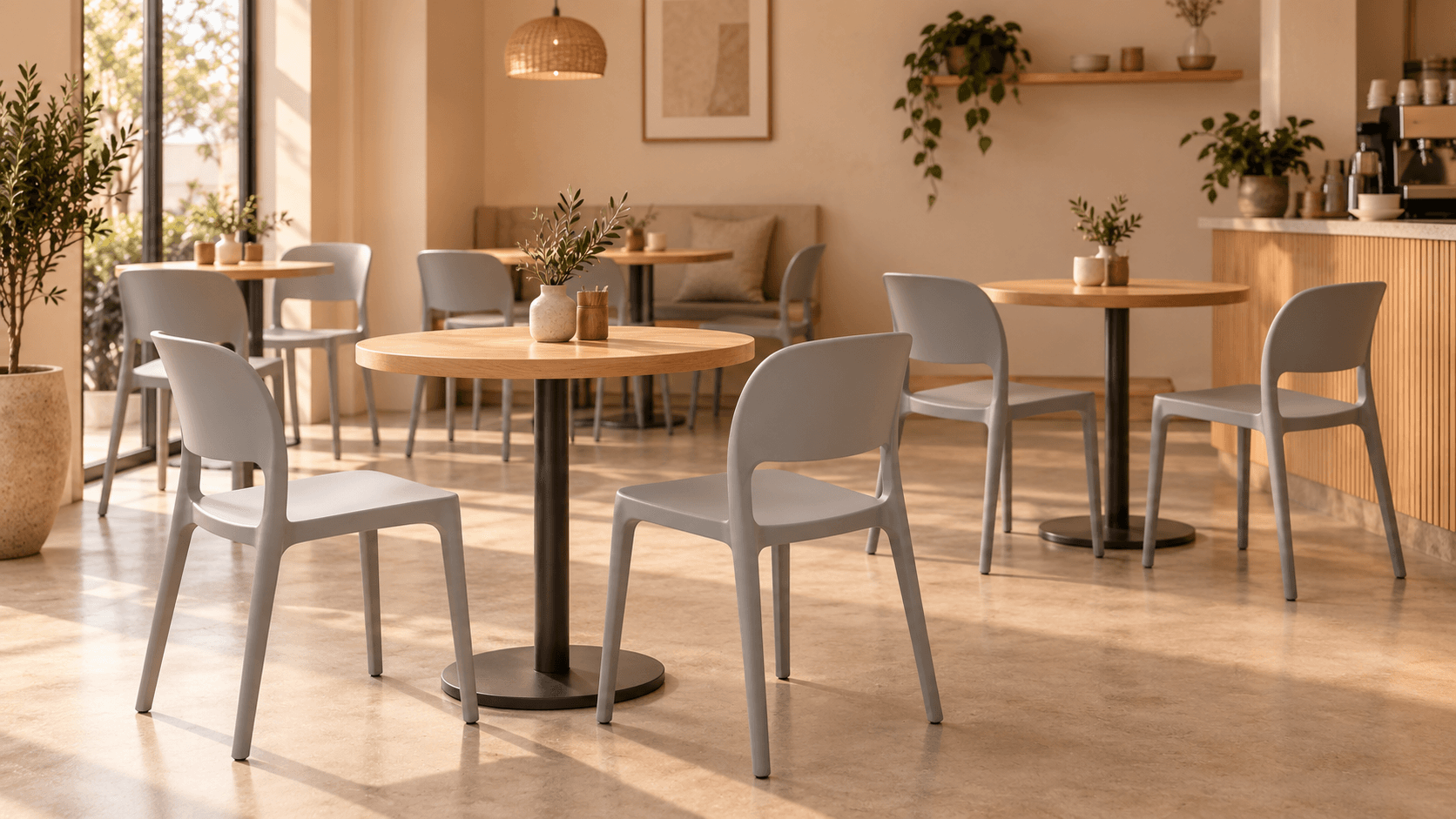Mobiliario para cafés