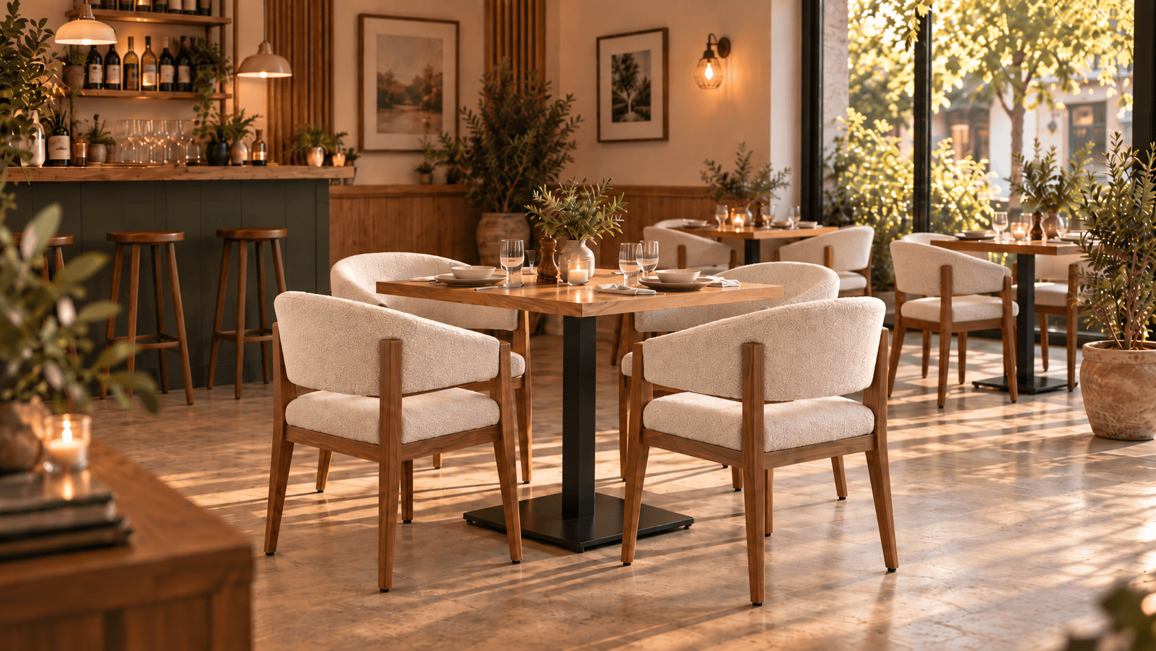 Mobiliario para restaurantes
