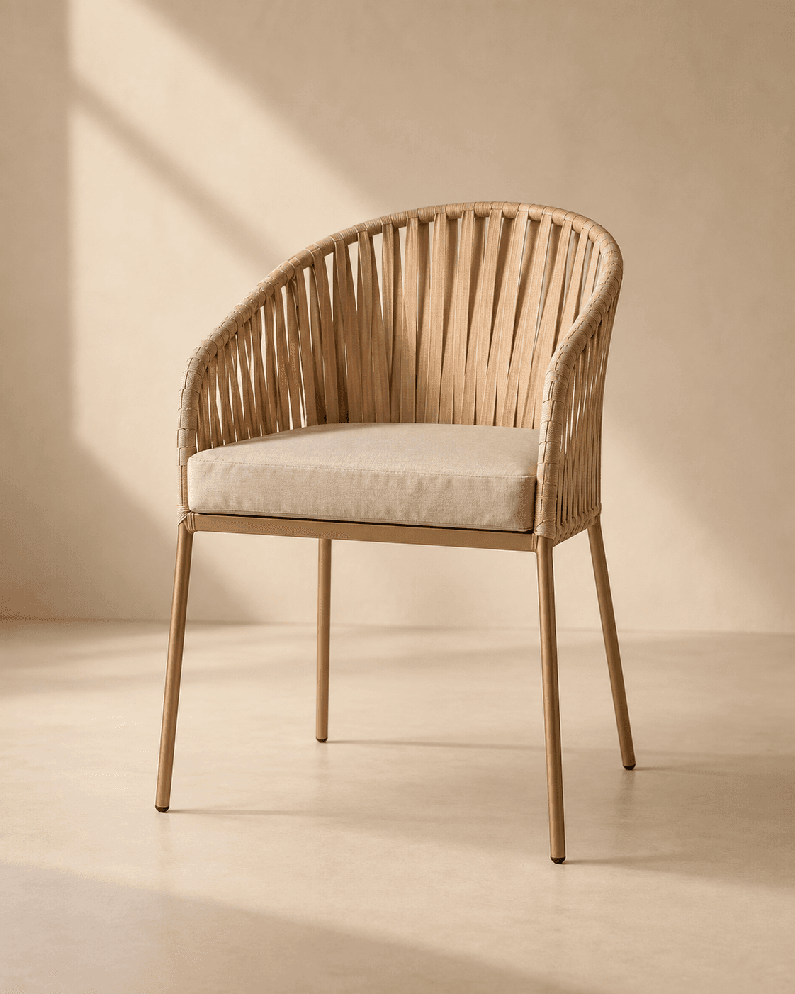 Silla Malibú Vainilla, vista de producto