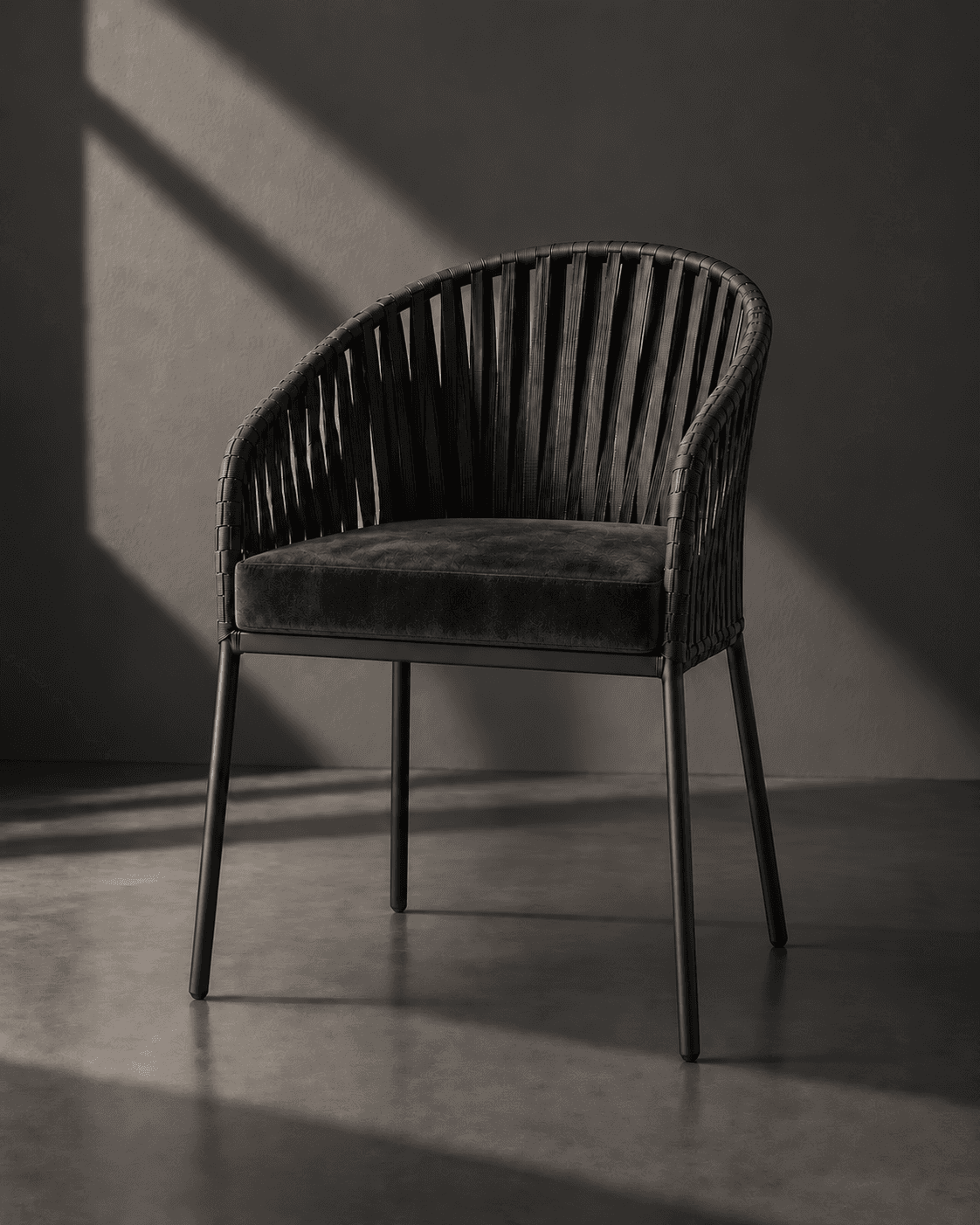 Silla Malibú Black, vista de producto